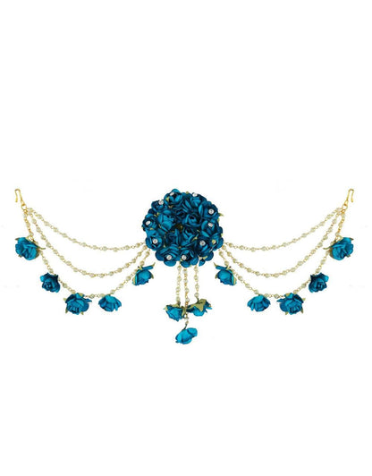 Blue Flower Hair Accessories