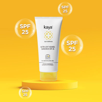 Kaya Ultra Light Aquagel Sunscreen SPF25 - 50 ml