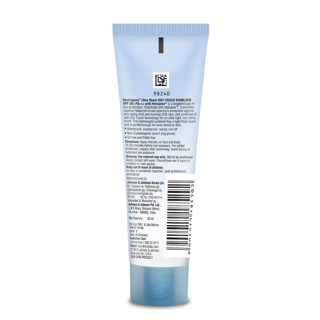 Neutrogena® Ultra Sheer Dry Touch Sunscreen SPF 50+