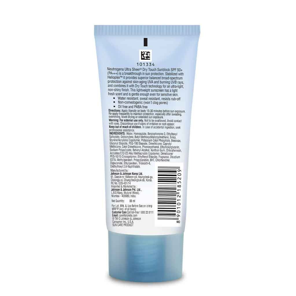 Neutrogena® Ultra Sheer Dry Touch Sunscreen SPF 50+