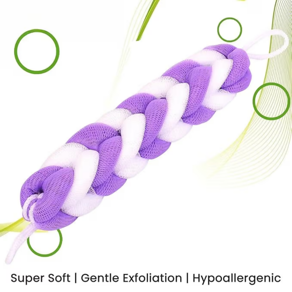 Bronson Professional Loofah Belt Back Scrubber For Bathing
