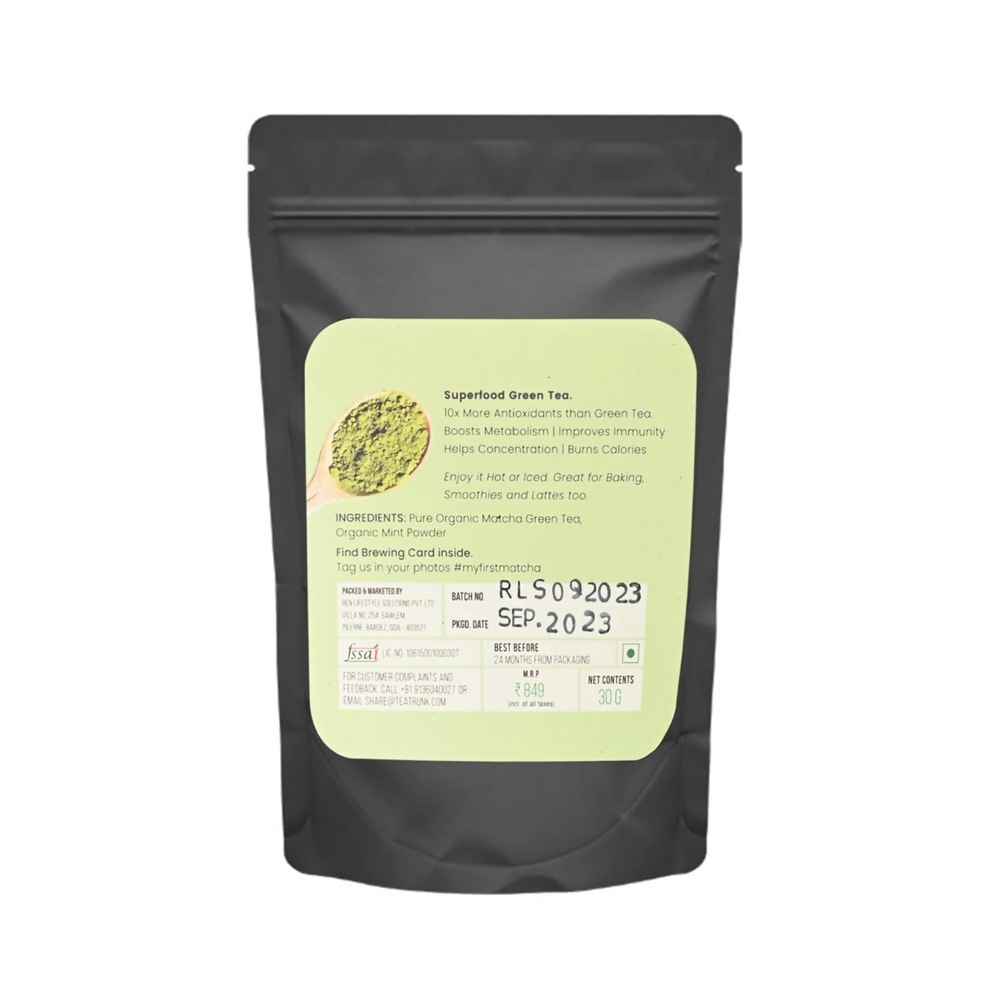 Tea Trunk Mint Matcha Green Tea