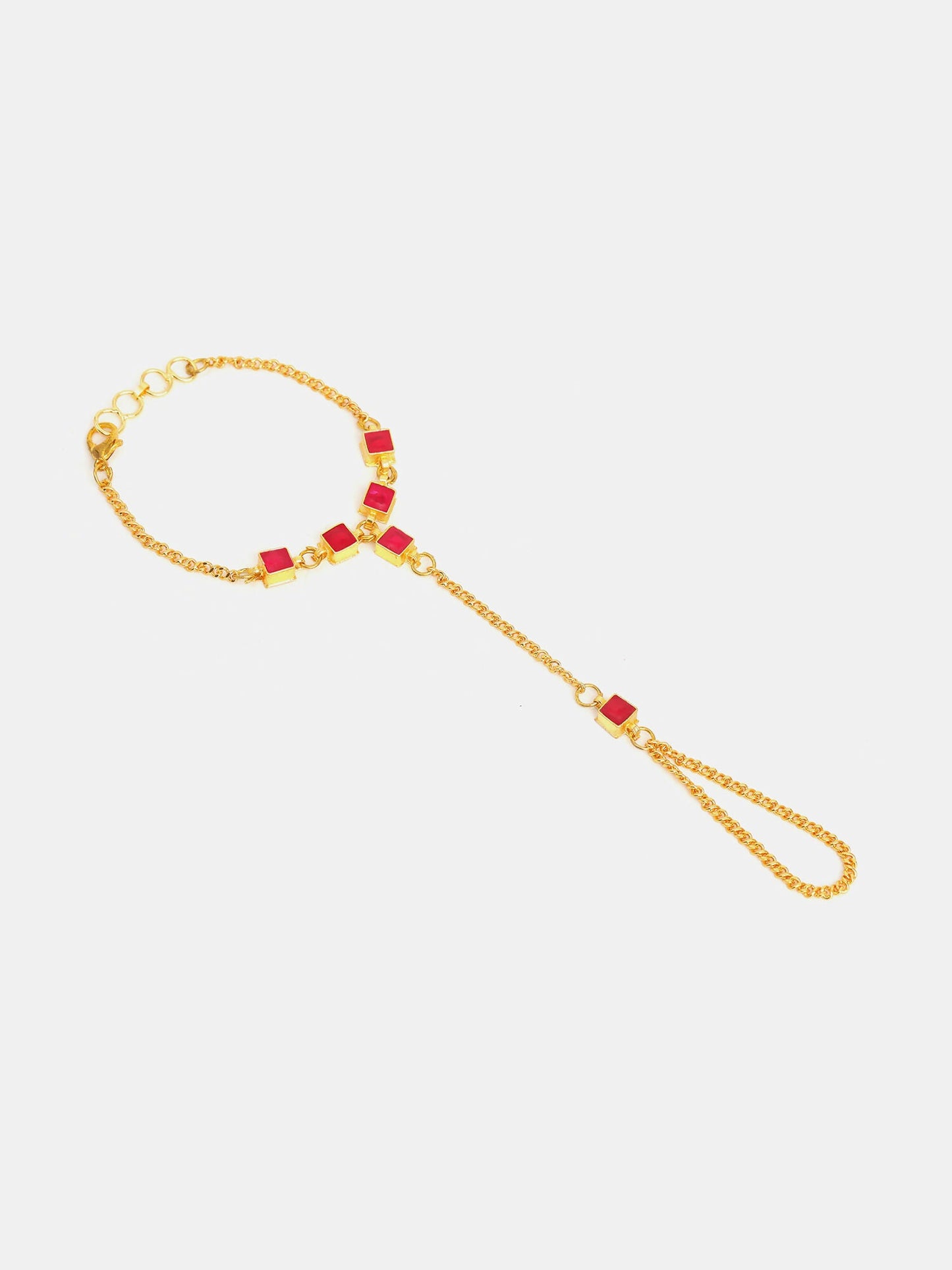 Ruby Raang Stone Embedded Handler