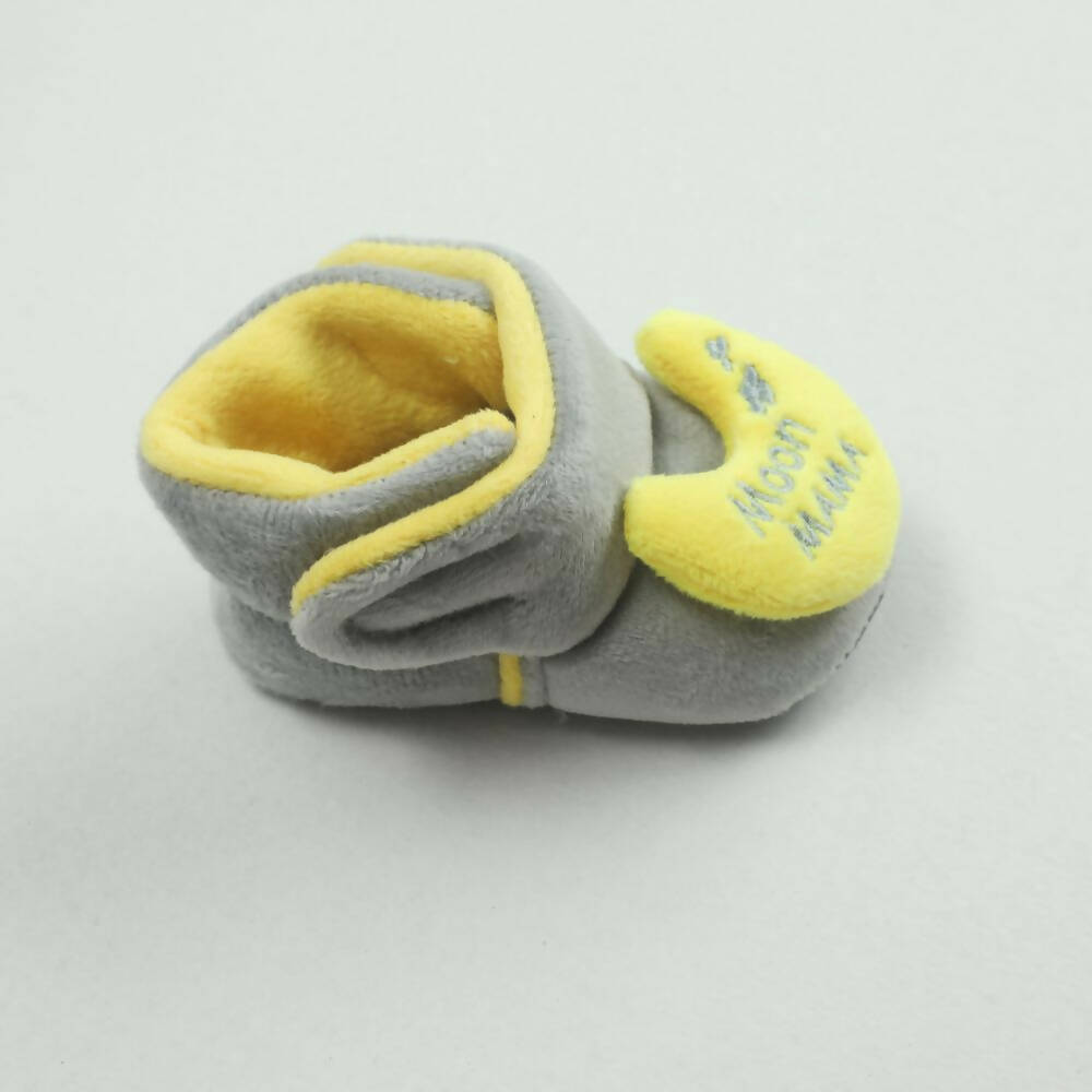 Tiny Bugs For Boys & Girls Baby Winter Booties - Grey