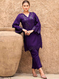 Tikhi Imli Embellished Sequinned V-Neck Tunic With Trousers