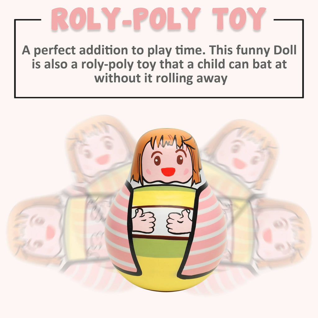 Matoyi Wooden Roly Poly (Doll) For Kids