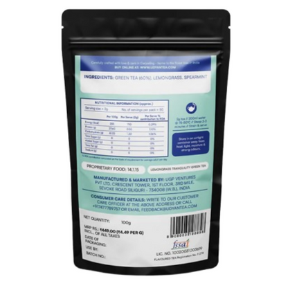 Udyan Tea Lemongrass Tranquillity Green Tea