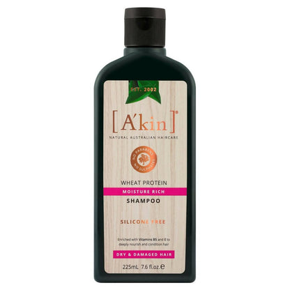 Akin Moisture Rich Wheat Protein Shampoo