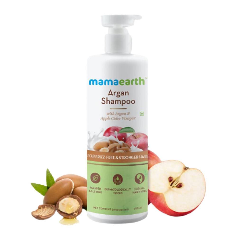 Mamaearth Argan Shampoo For Frizz-Free & Stronger Hair - 250 ml