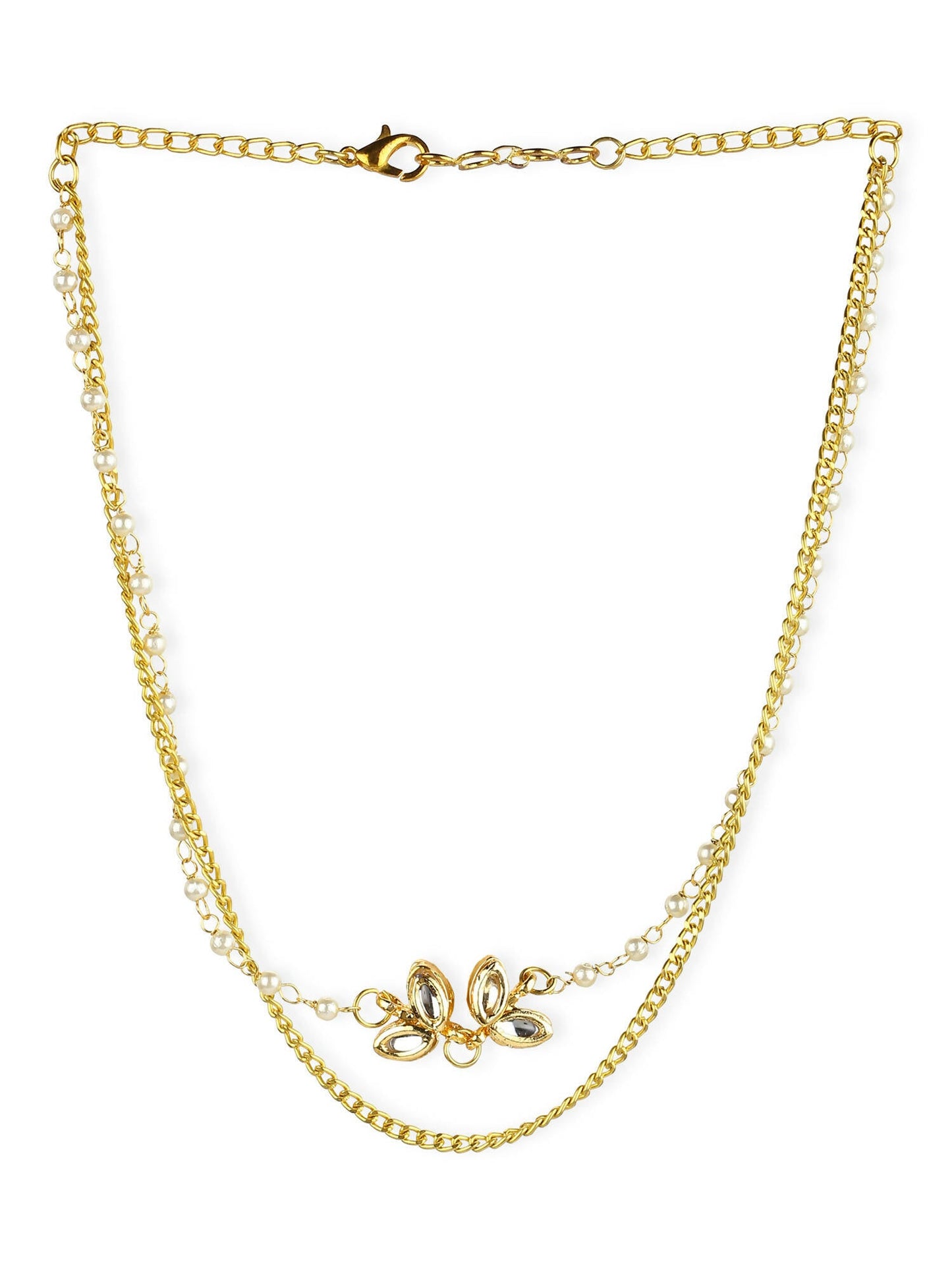 Women's Gold-Polished Chain - Ruby Raang
