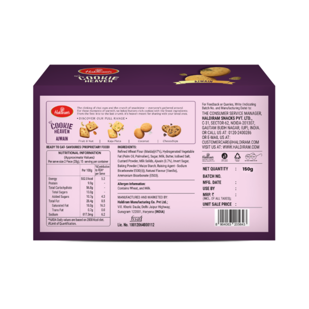 Haldiram's Ajwain Cookies