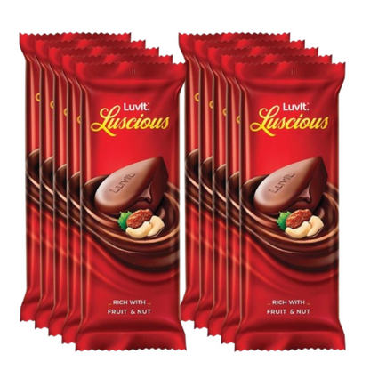 LuvIt. Luscious Fruit & Nut Chocolate Bars