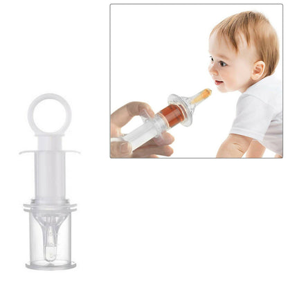 Safe-O-Kid Silicone made BPA free medicine Feeder cum Dropper for Kids- White
