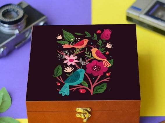 Collectibles India Wood Gift Box