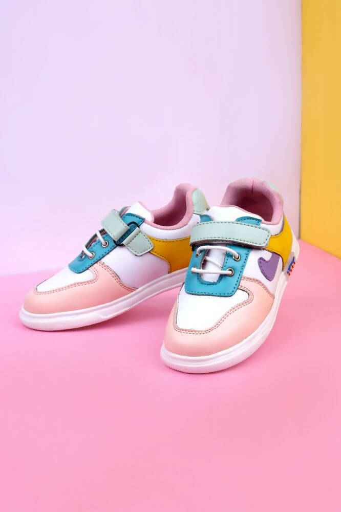 Tiny Bugs Unisex Color Block Sneakers - Multi