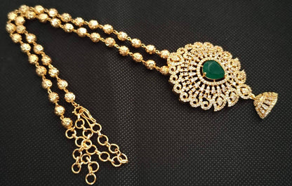 AD Ruby Pendant Necklace