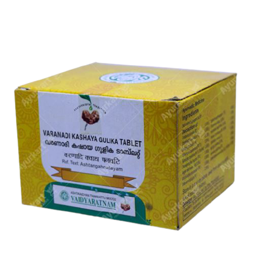 Vaidyaratnam Varanadi Kashaya Gulika Tablet - 100 Tabs
