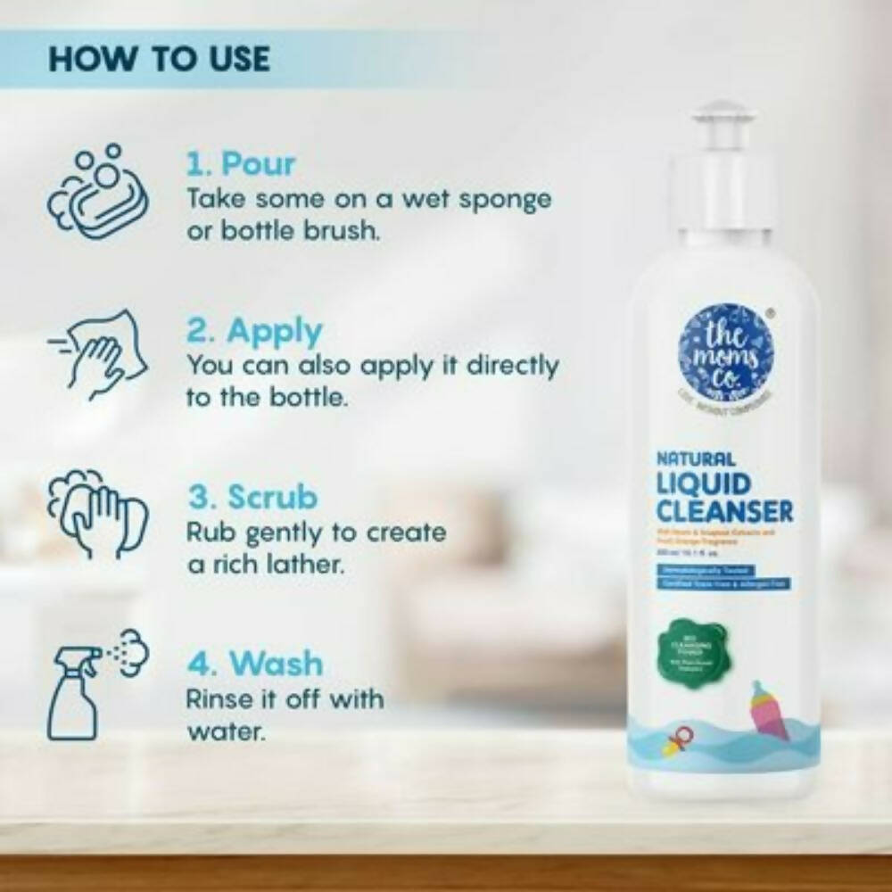 The Moms Co Natural Liquid Cleanser