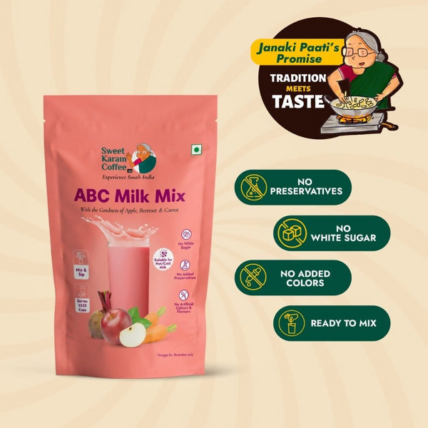 Sweet Karam Coffee ABC (Apple, Beetroot, Carrot) Milk Mix