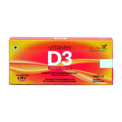 Allen Homeopathy Vitamin D3 Tablets