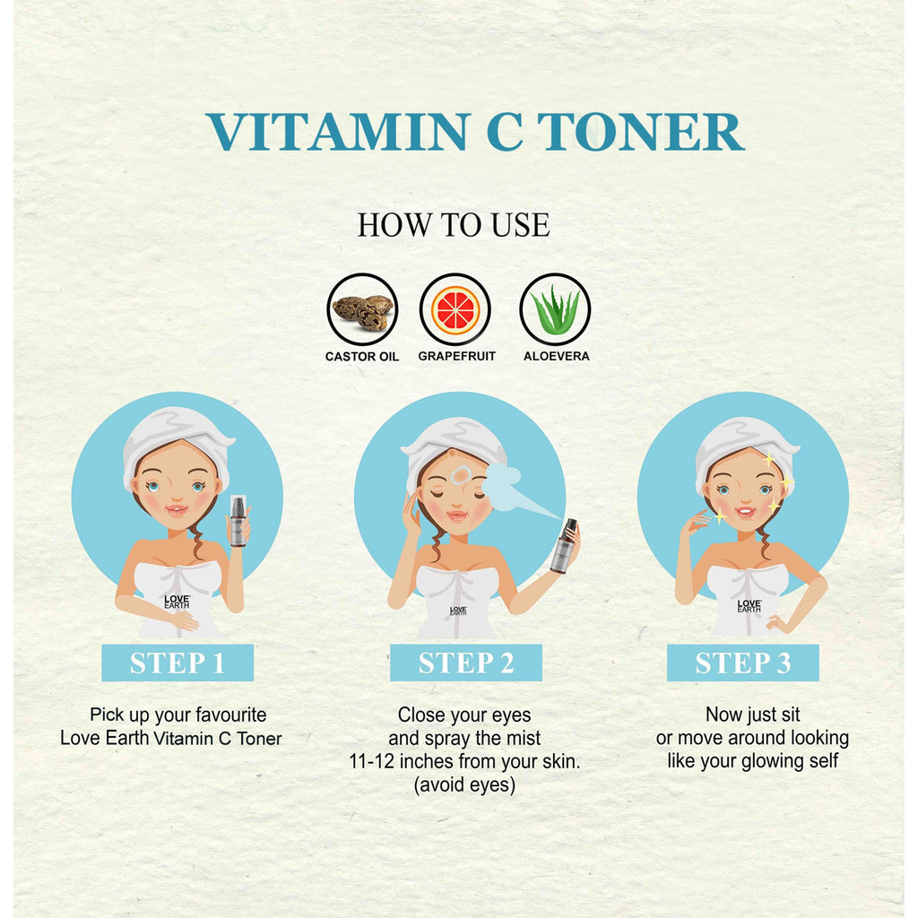 Love Earth Vitamin C Toner - 100 ml