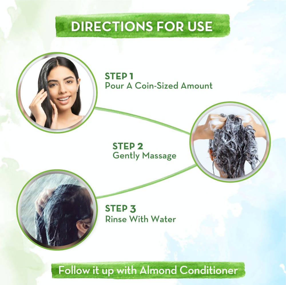 Mamaearth Almond Shampoo with Cold Pressed Almond Oil and Vitamin E - 250 ml