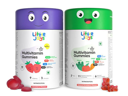 Little Joys Multivitamins for Moms & Kids Gummies 2-6 yr Combo