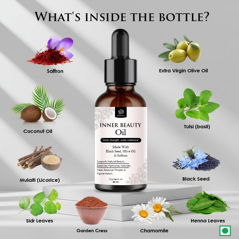 Al Masnoon Inner Beauty Oil For Women Natural Herbal Blend