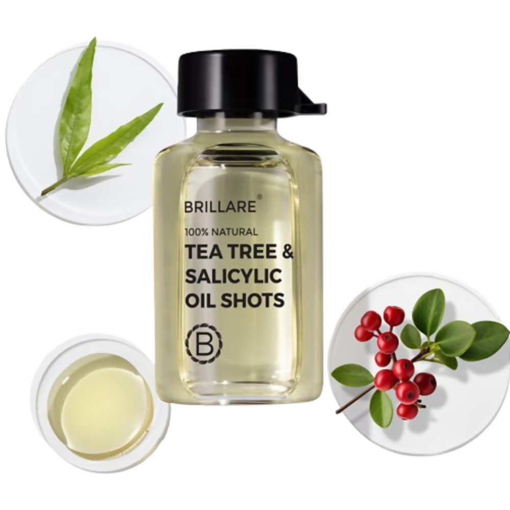 Brillare Tea Tree & Salicylic Oil Shots For Dandruff Control