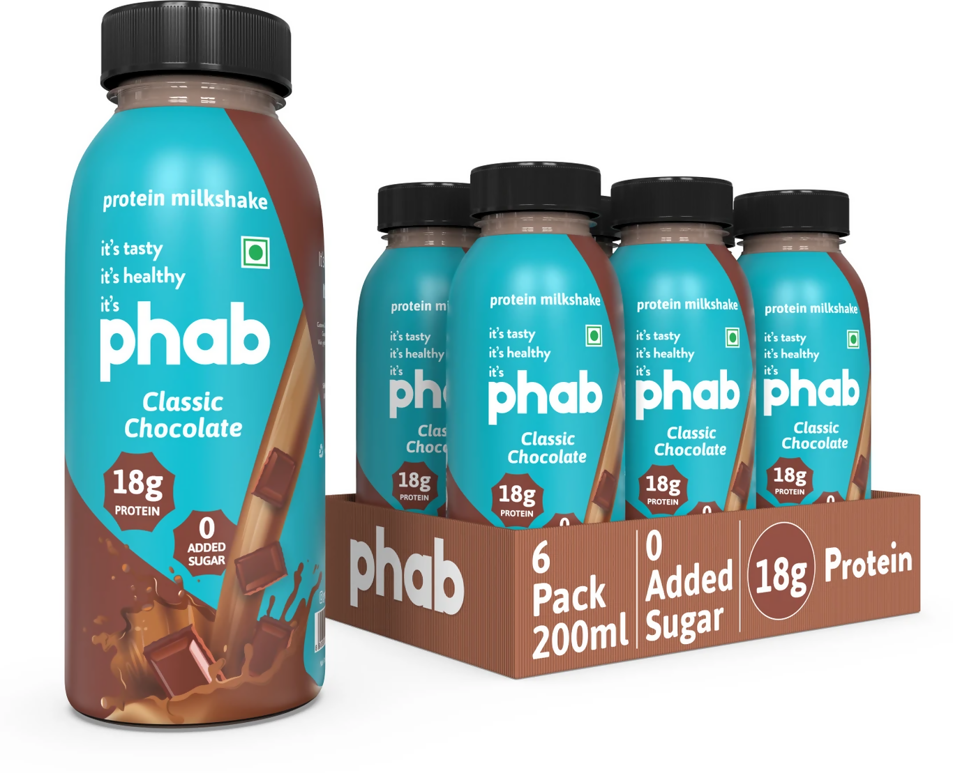 Phab Protein Milkshake With protein Protein Swiss Chocolate Shake