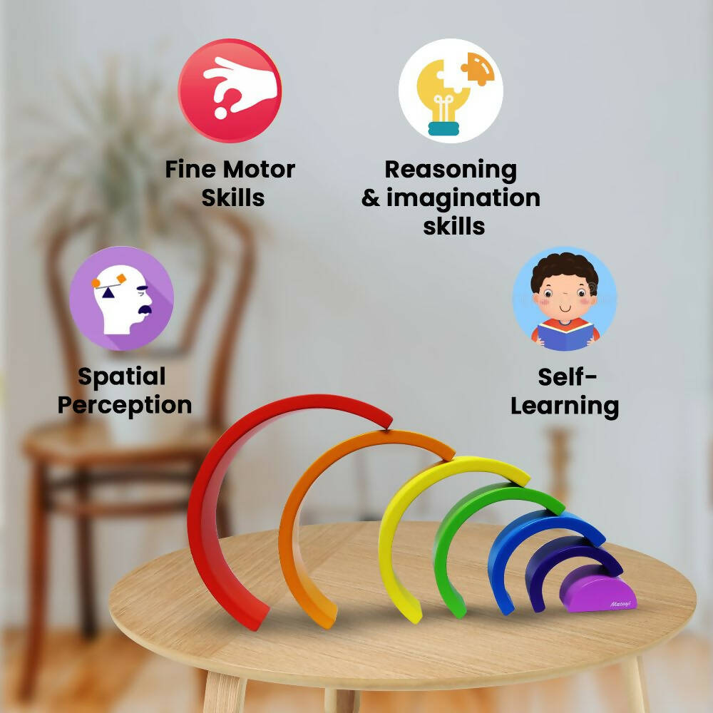 Matoyi Penguin Bowling Pin & Rainbow Stacker Combo