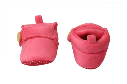 Tiny Bugs Unisex Soft Base Booties - Pink