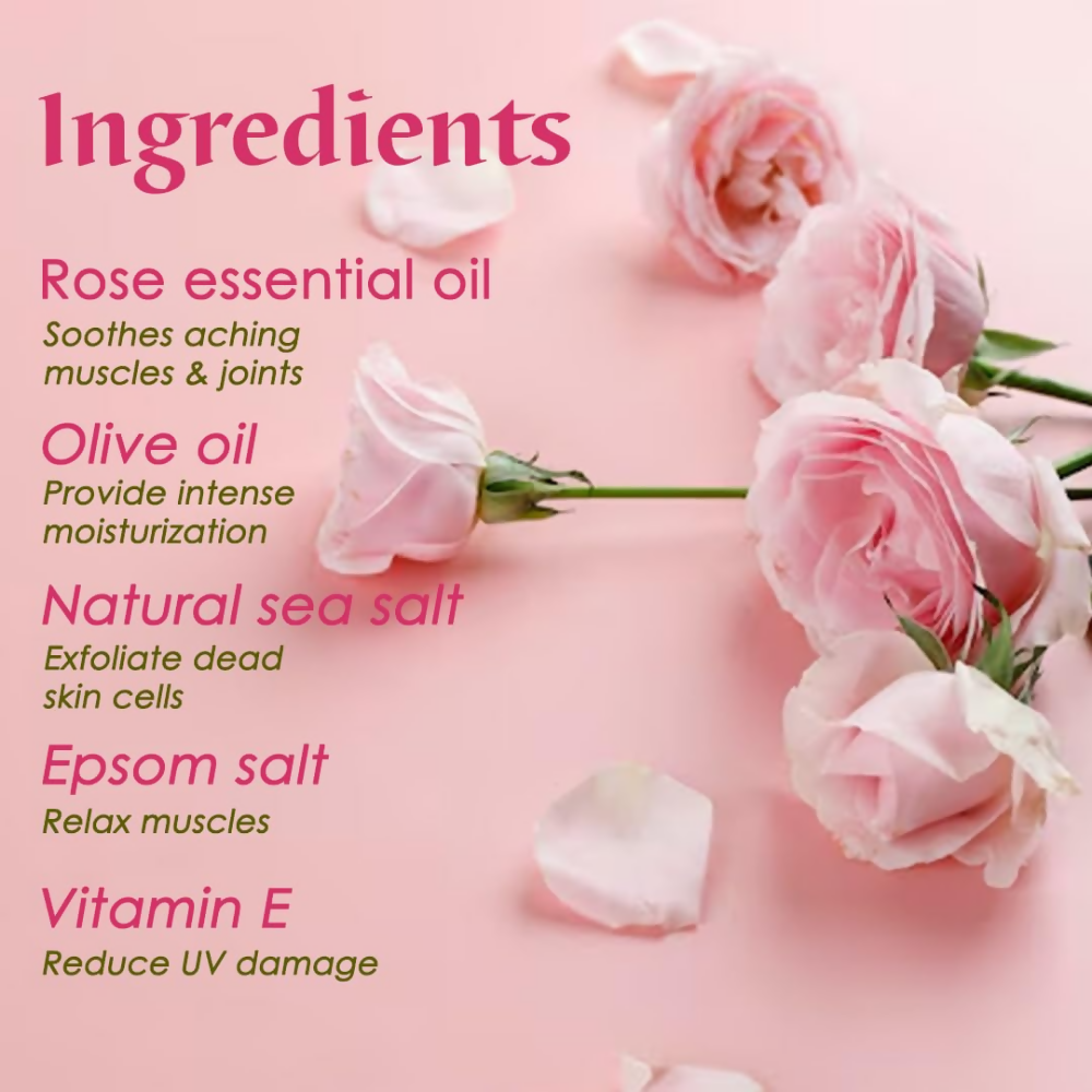 VedicAyurveda Rose Bath Salt