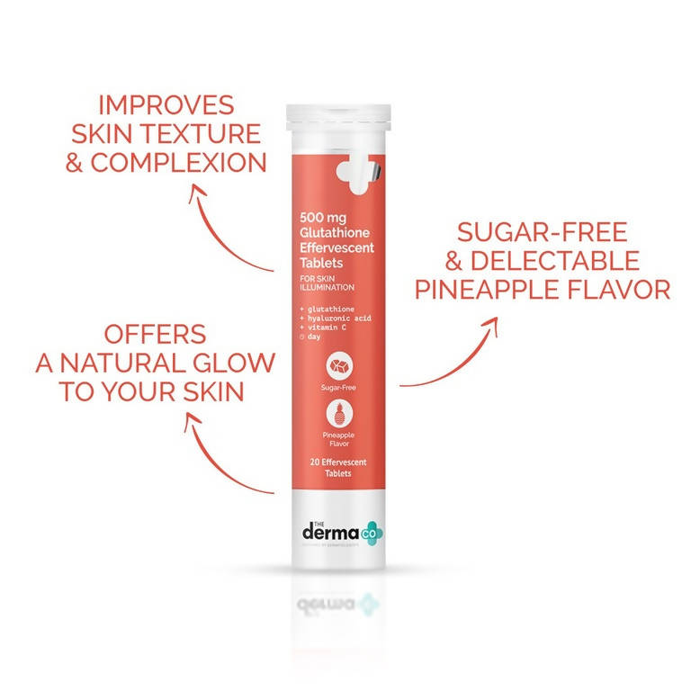 The Derma Co Glutathione Effervescent Tablets For Skin Illumination