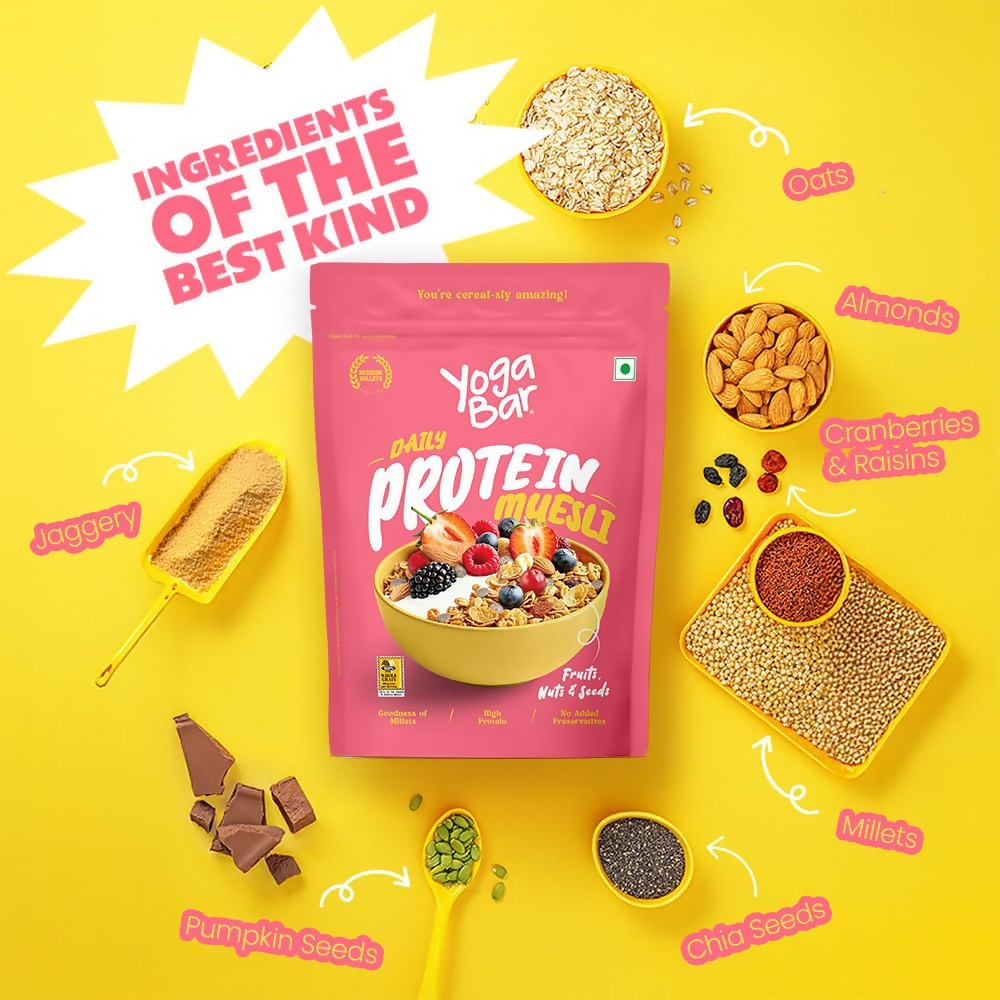 Yoga Bar Daily Protein Muesli Fruits, Nuts & Seeds
