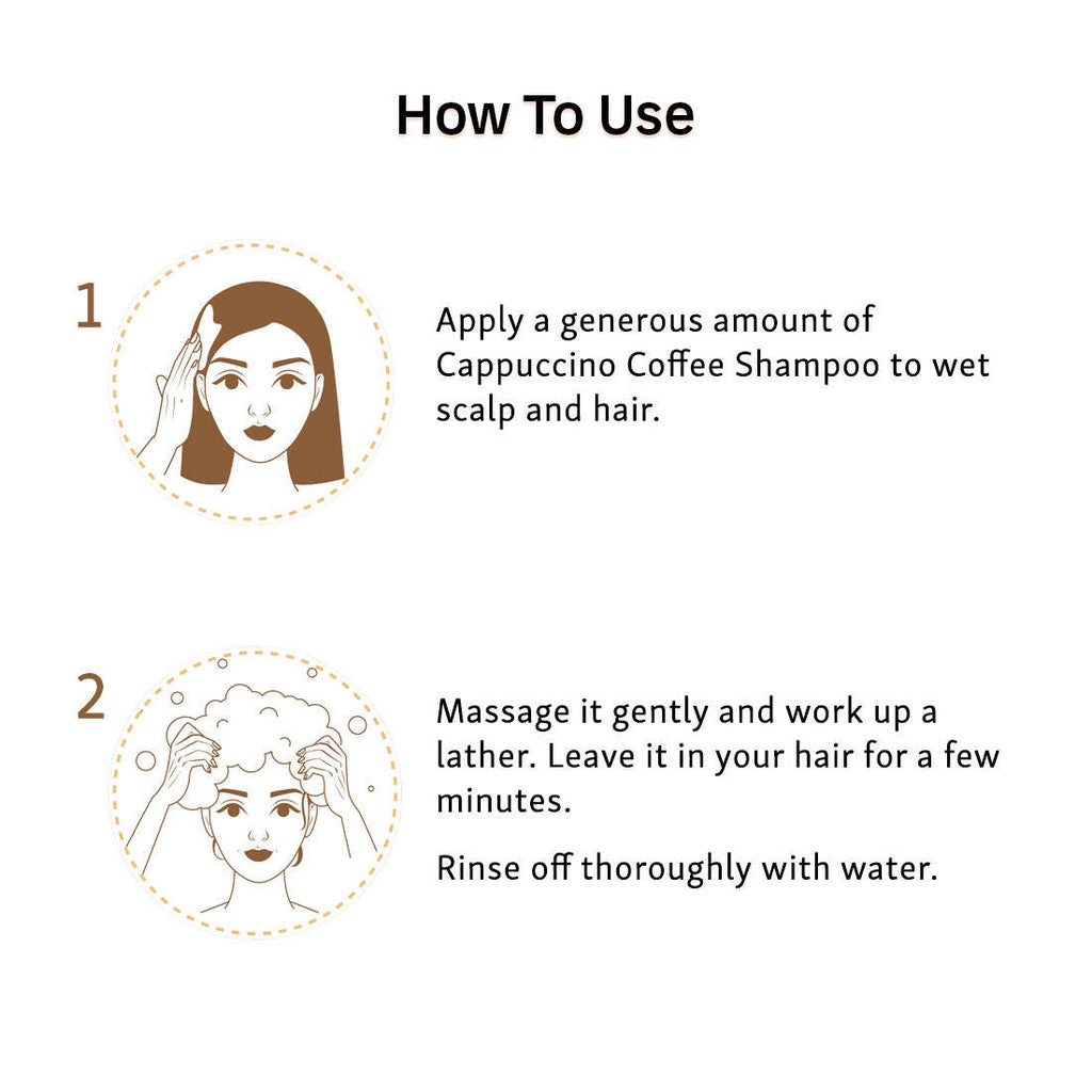 mCaffeine Naked & Raw Cappuccino Coffee Shampoo