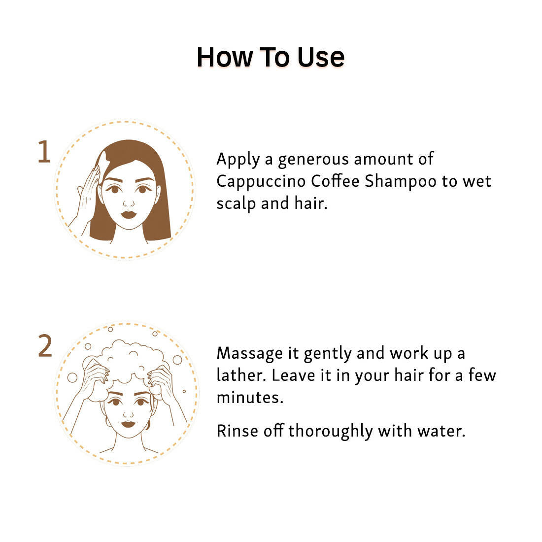mCaffeine Naked & Raw Cappuccino Coffee Shampoo