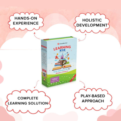 ClassMonitor Playgroup Home Learning Kit with Free Mobile App for 1 - 2.5 Years with 300+ Worksheet For kids of 2 Years