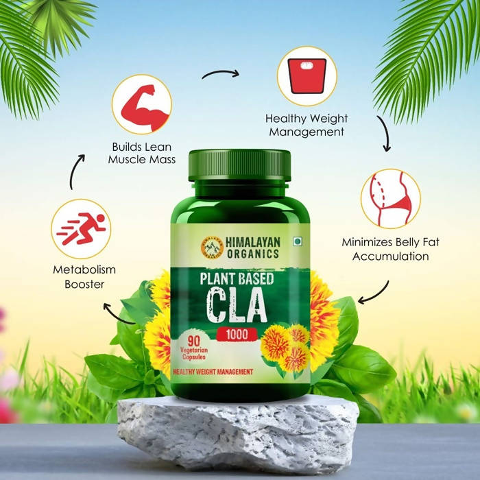 Himalayan Organics Plant Based CLA 1000 Capsules - 90 caps