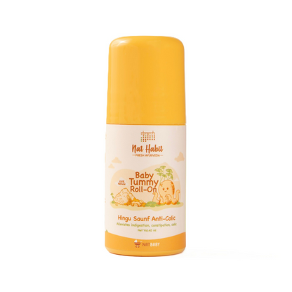 Nat Habit Hingu Saunf Anti-Colic Baby Tummy Roll-On