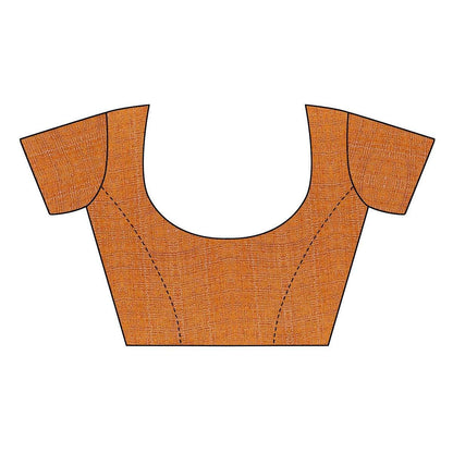 Vamika Multicolor & Brown Kalamkari With Jhalar Khadi Silk Saree