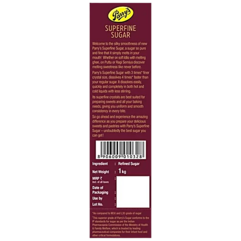 Parry's Superfine Sugar