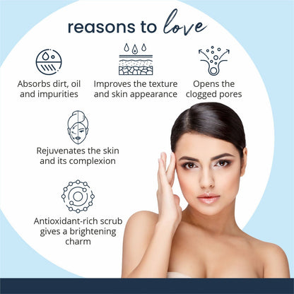 Globus Naturals Revival Diamond Face Scrub, Suitable For All Skin Types