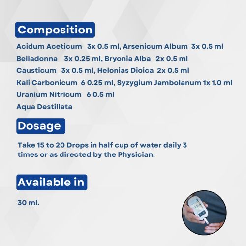 Allen Homeopathy A08 Diabetes Drops