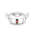 PrayLady Triplus Pro Triply Biryani Handi 24cm 4L Dum Biryani Cooking Pot Patila