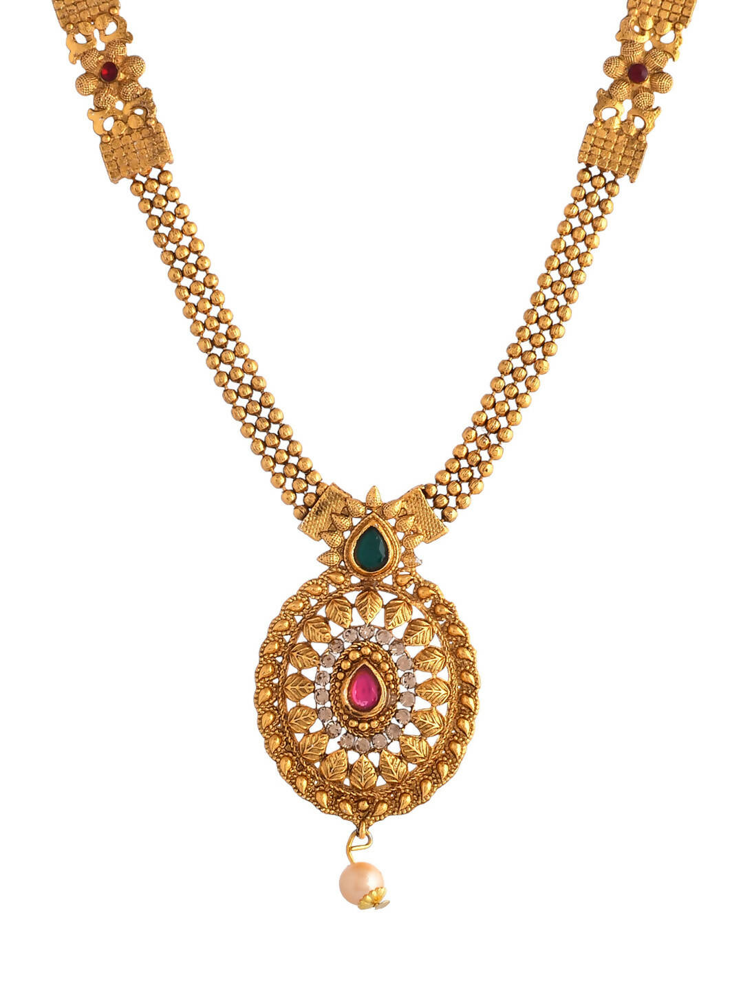 VOJ Women Gold Color stainless steel Jewellery Set
