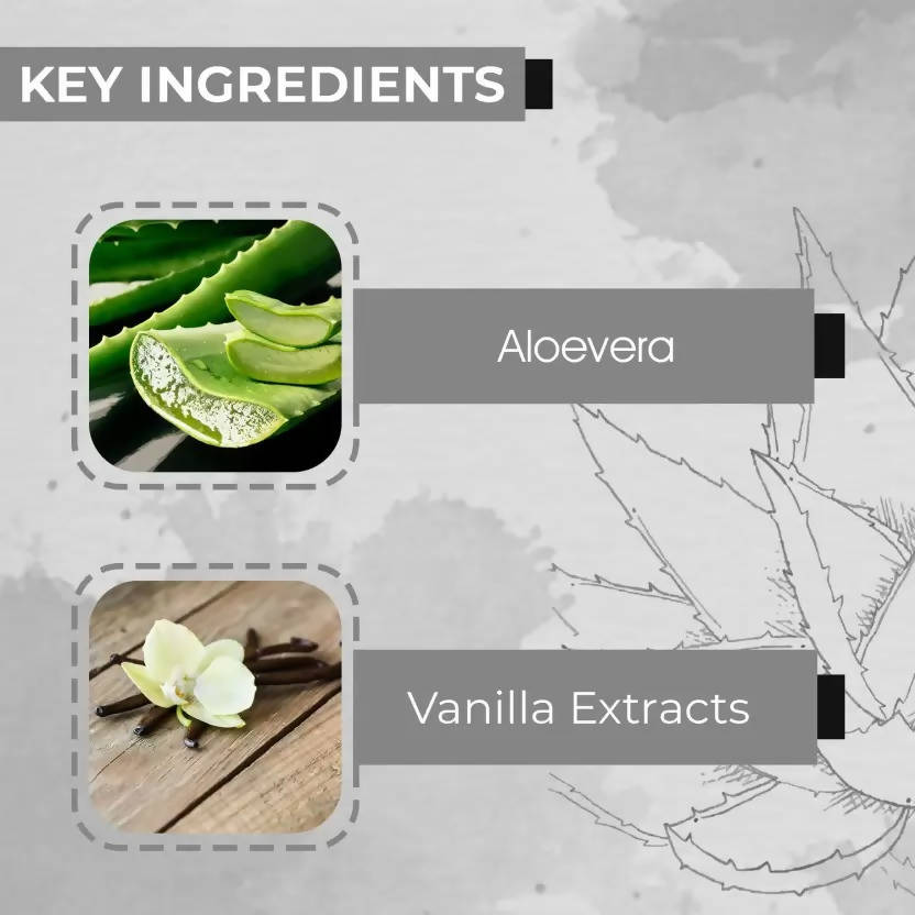 Ae Naturals Pure Aloevera Gel With Vanilla Extracts