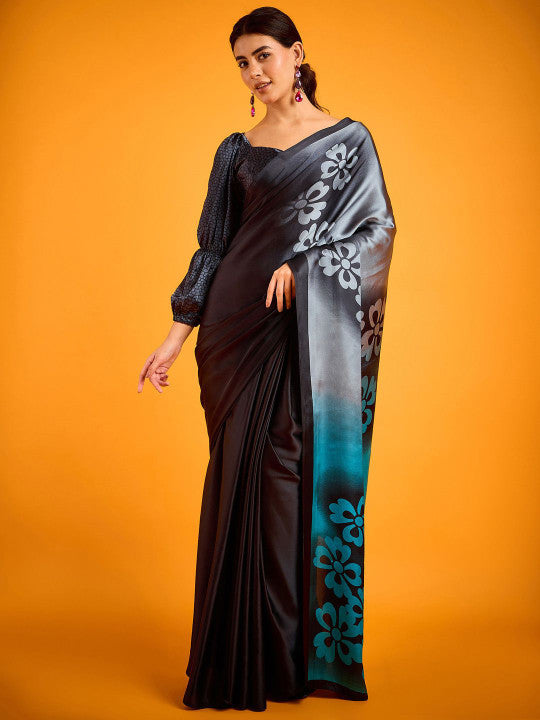 Sangria Printed Saree With Blouse Piece