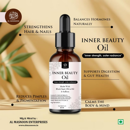 Al Masnoon Inner Beauty Oil For Women Natural Herbal Blend