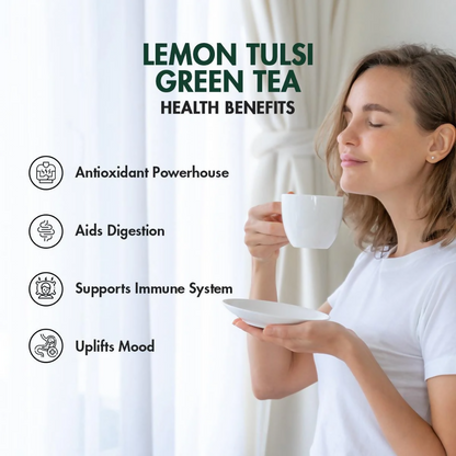 Sorich Organics Lemon Tulsi Green Tea